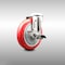 Service Caster 5 Inch 316SS Red Polyurethane Wheel Swivel Bolt Hole Caster with Brake SCC SCC-SS316BH20S514-PPUB-RED-TLB - alternate 1